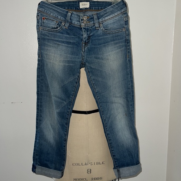 Hudson Ginny Straight Ankle With Cuff Womens Jeans Size 24! - Picture 2 of 10